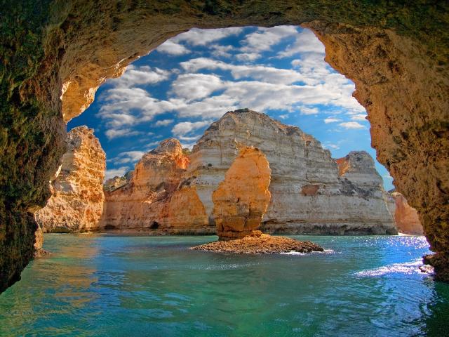 Arch 4K Portugal Coast Wallpapers
