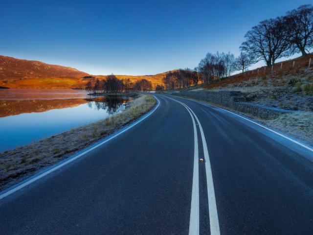 Asphalt Road Landscape Wallpapers